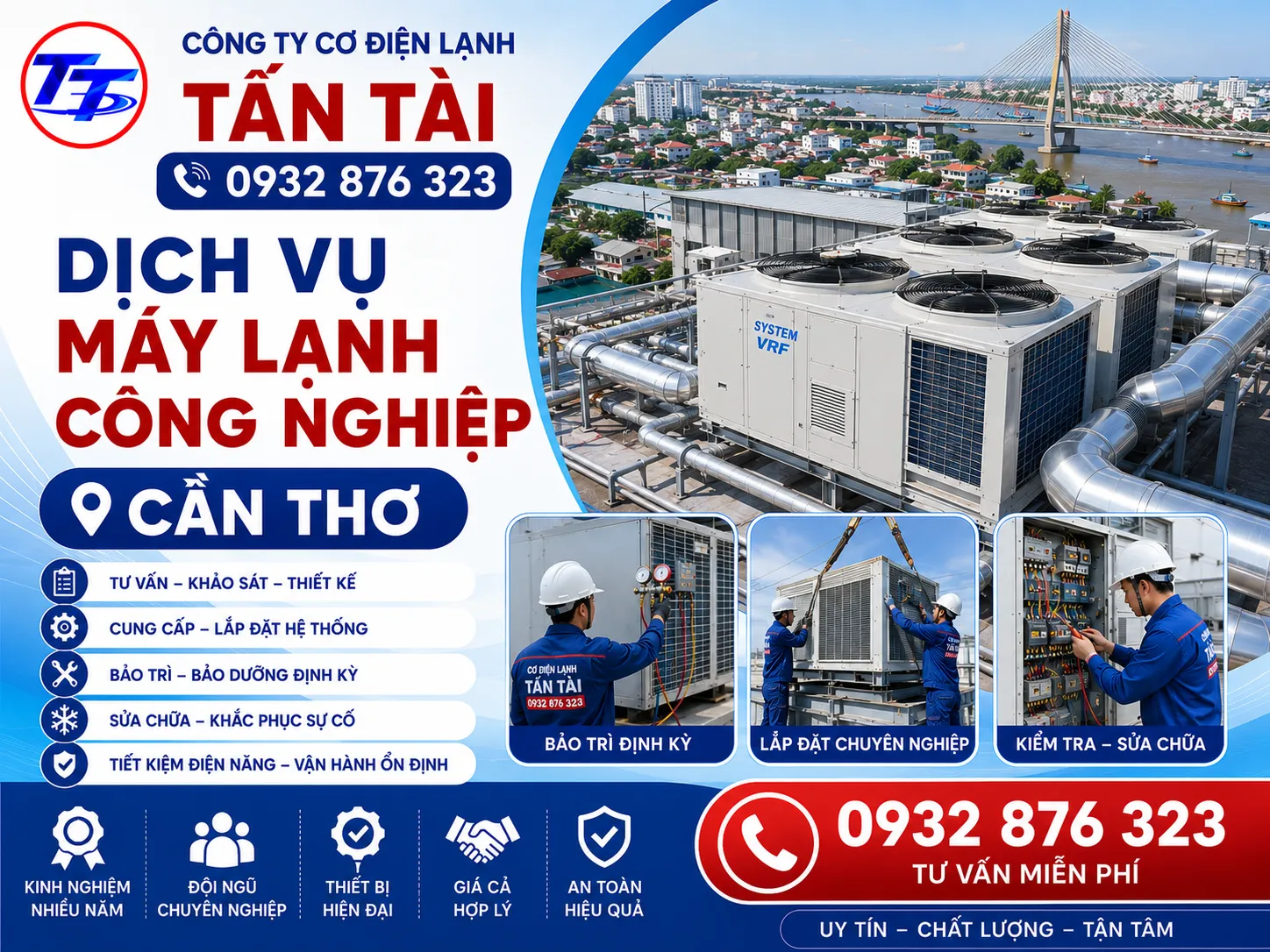 Dịch Vụ Máy Lạnh Công Nghiệp Cần Thơ