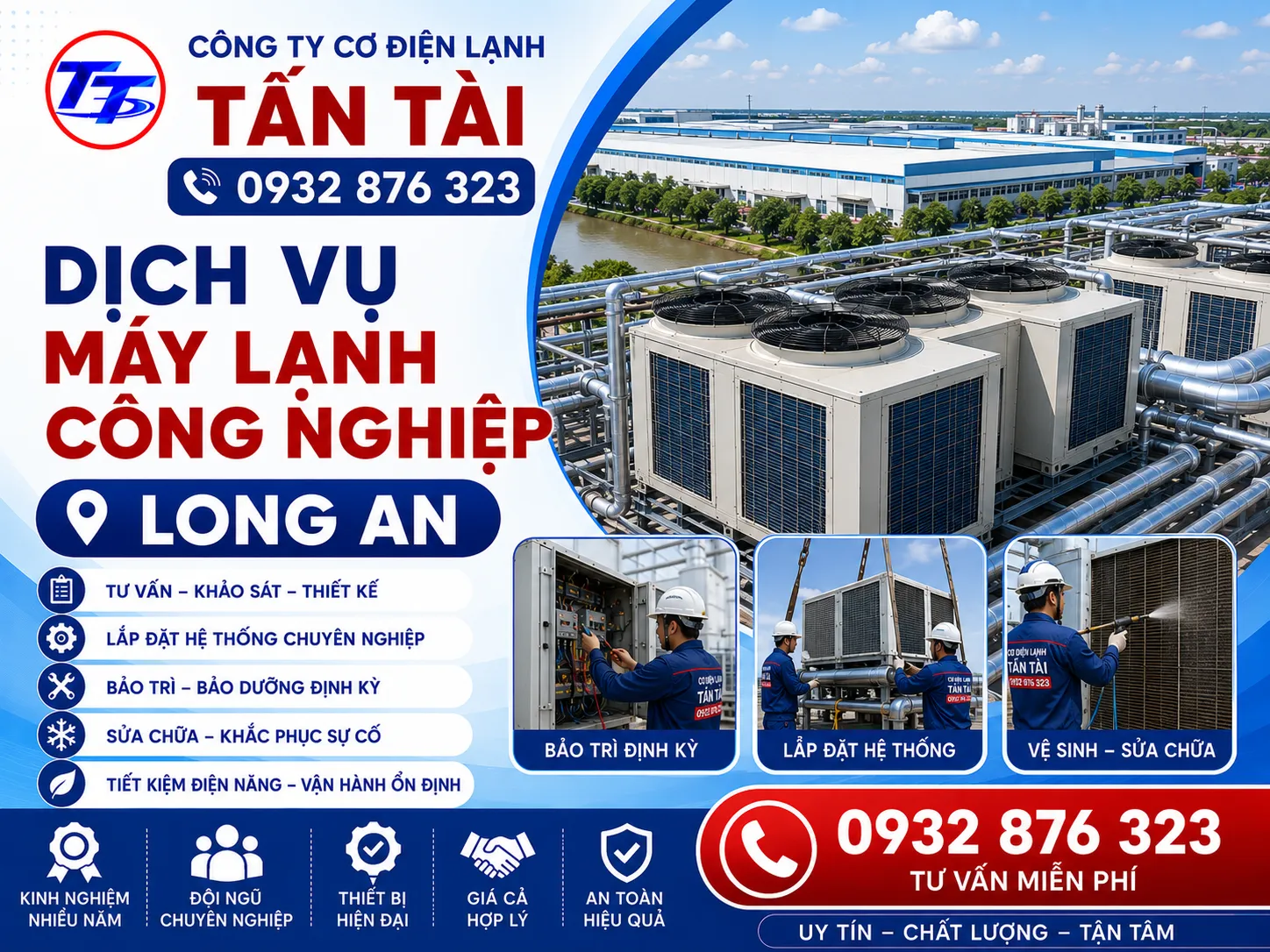Dịch Vụ Máy Lạnh Công Nghiệp Long An