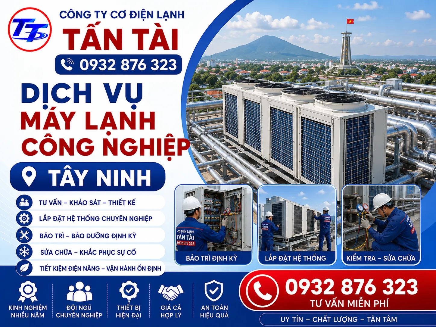 Dịch Vụ Máy Lạnh Công Nghiệp Tây Ninh