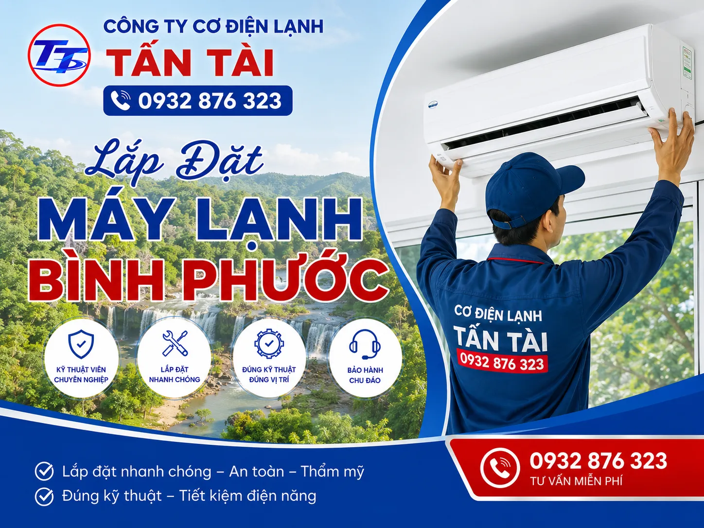 Lắp Đặt Máy Lạnh Bình Phước