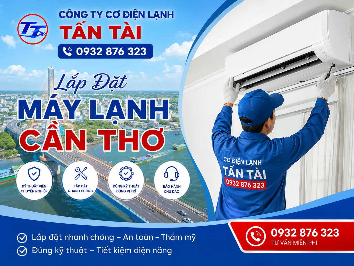 Lắp Đặt Máy Lạnh Cần Thơ