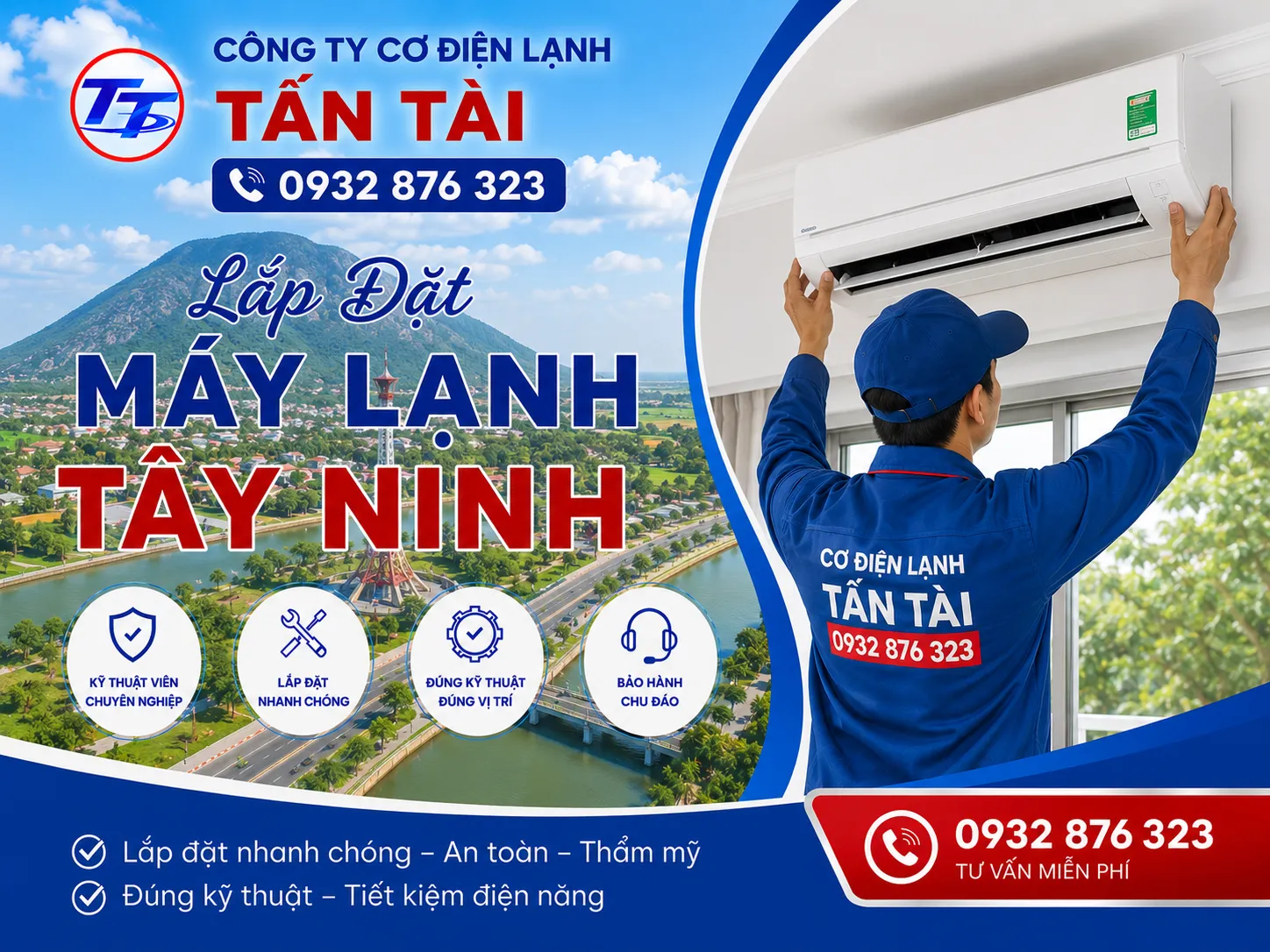 Lắp Đặt Máy Lạnh Tây Ninh 
