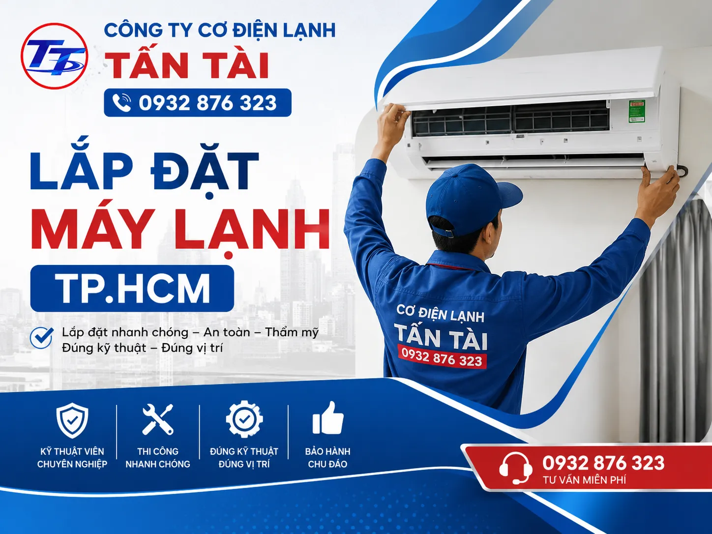 Lắp Đặt Máy Lạnh Tại TP.HCM 