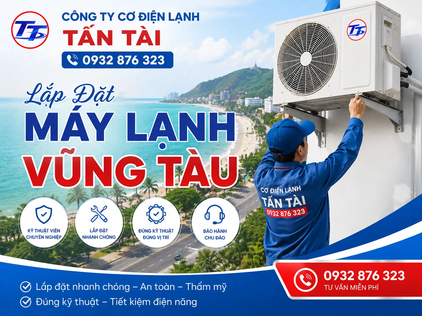 Lắp Đặt Máy Lạnh Vũng Tàu