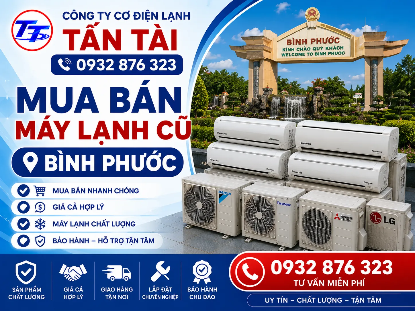 Mua Bán Máy Lạnh Cũ Bình Phước