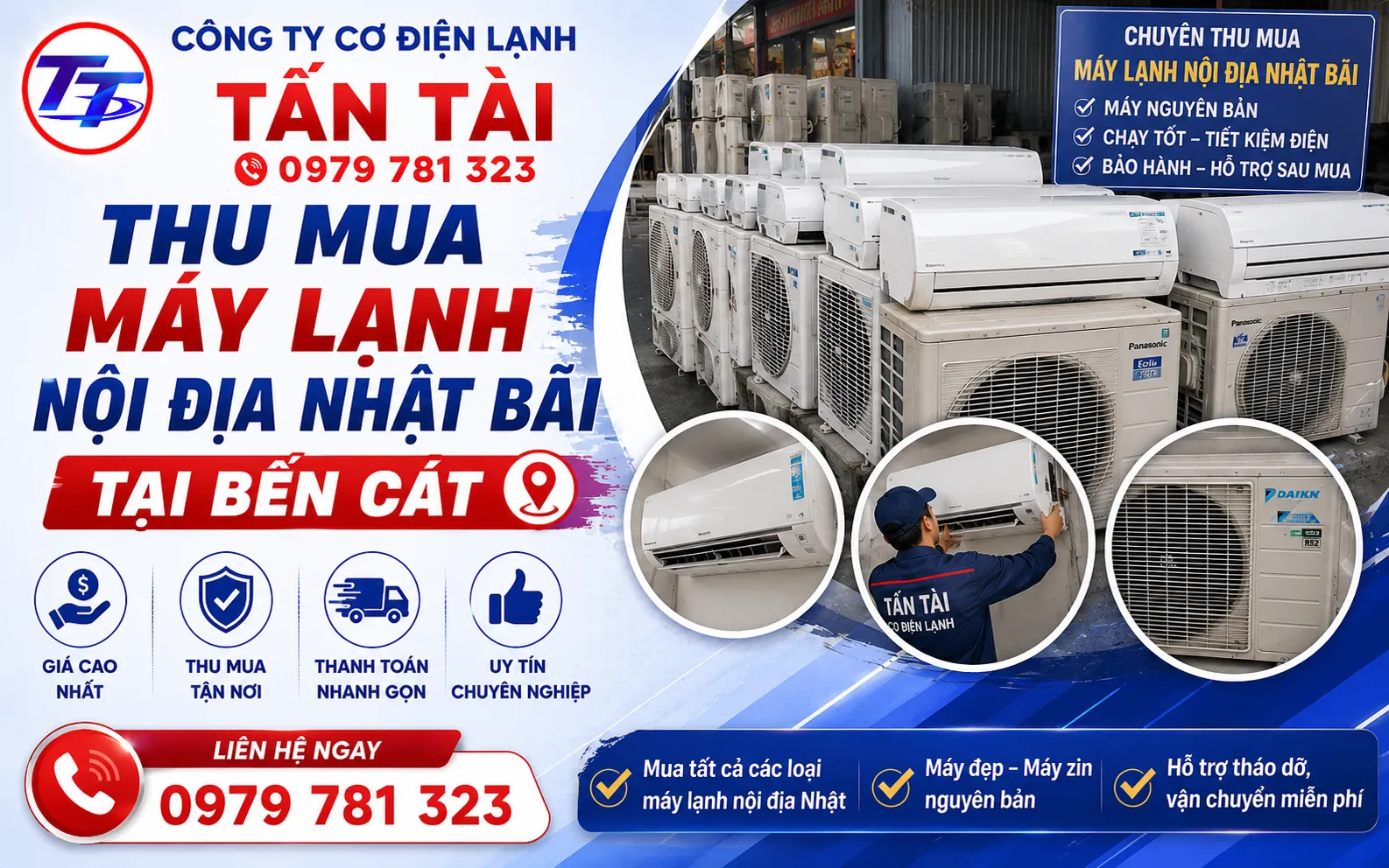 Thu mua điều hòa hư bo mạch chảy nước tại Bình Dương