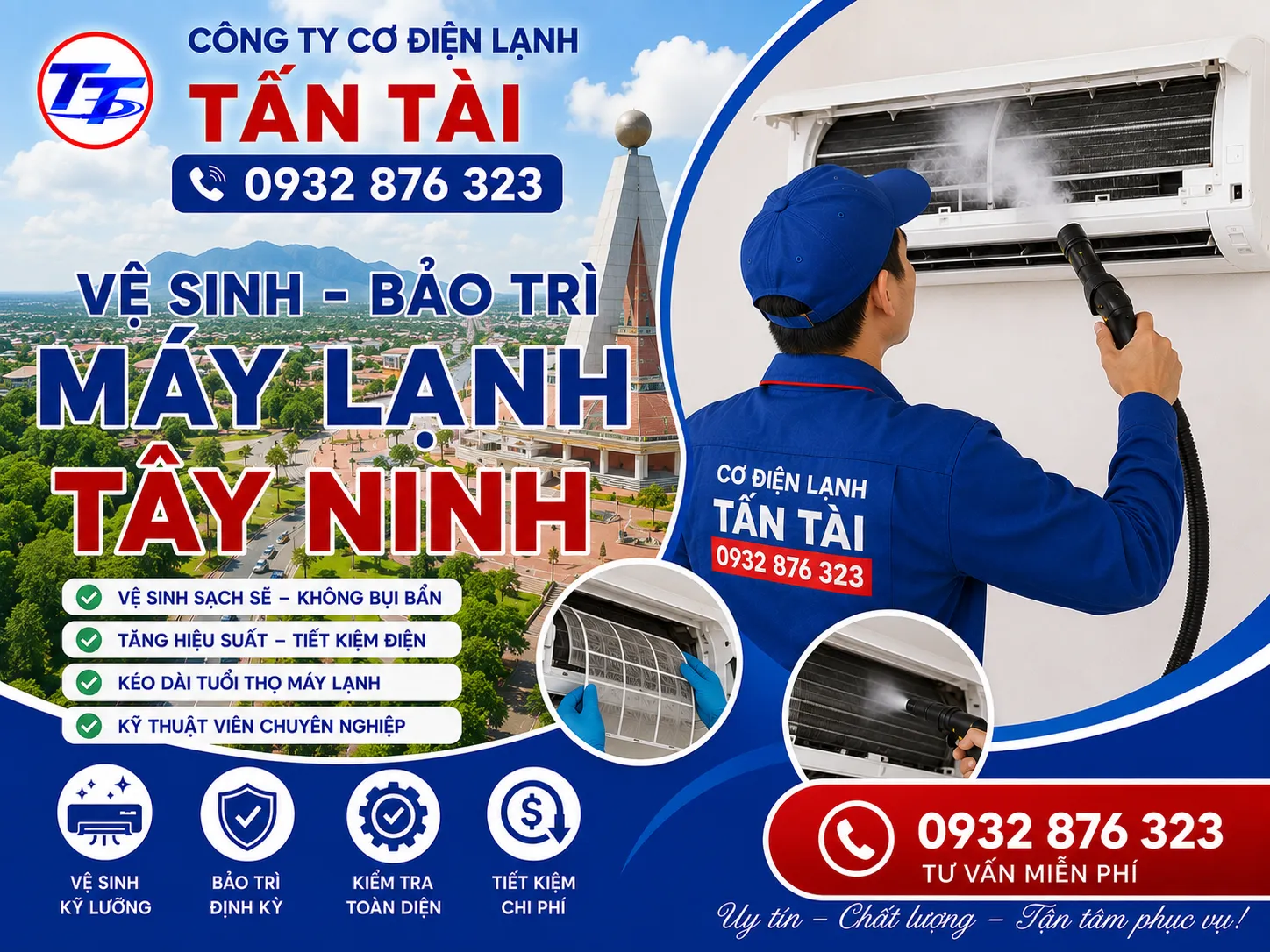 Vệ Sinh - Bảo Trì Máy Lạnh Tây Ninh