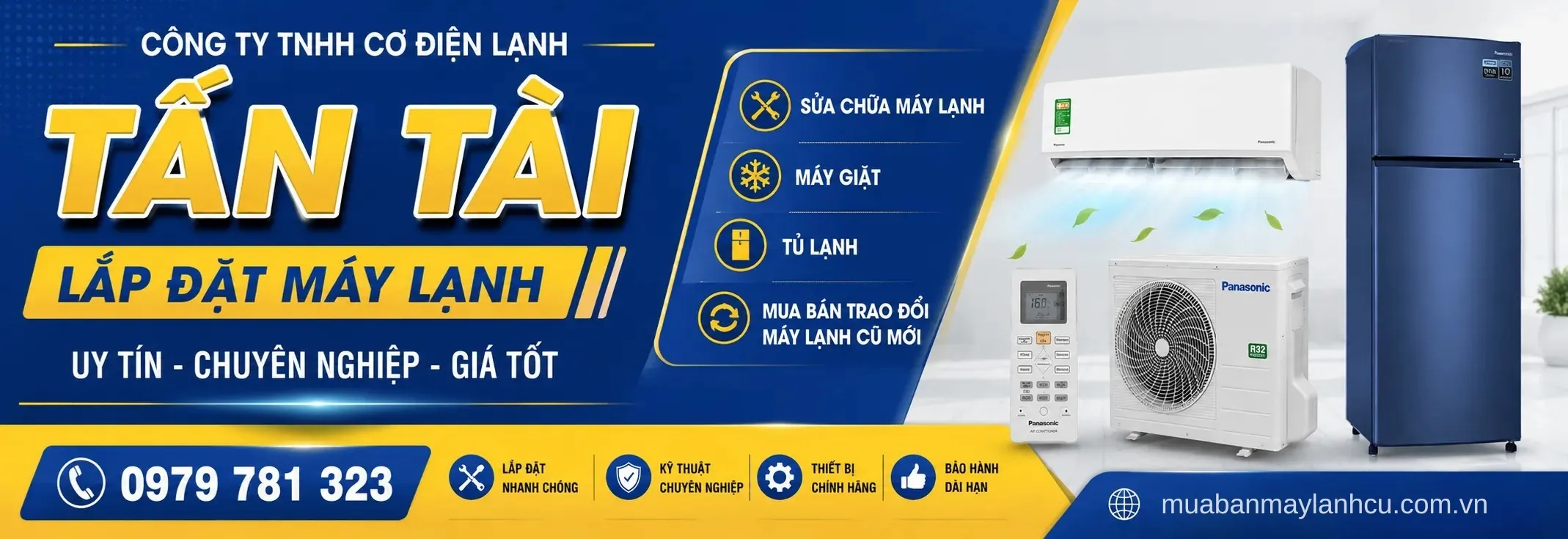 Lắp đặt máy lạnh tại bình dương