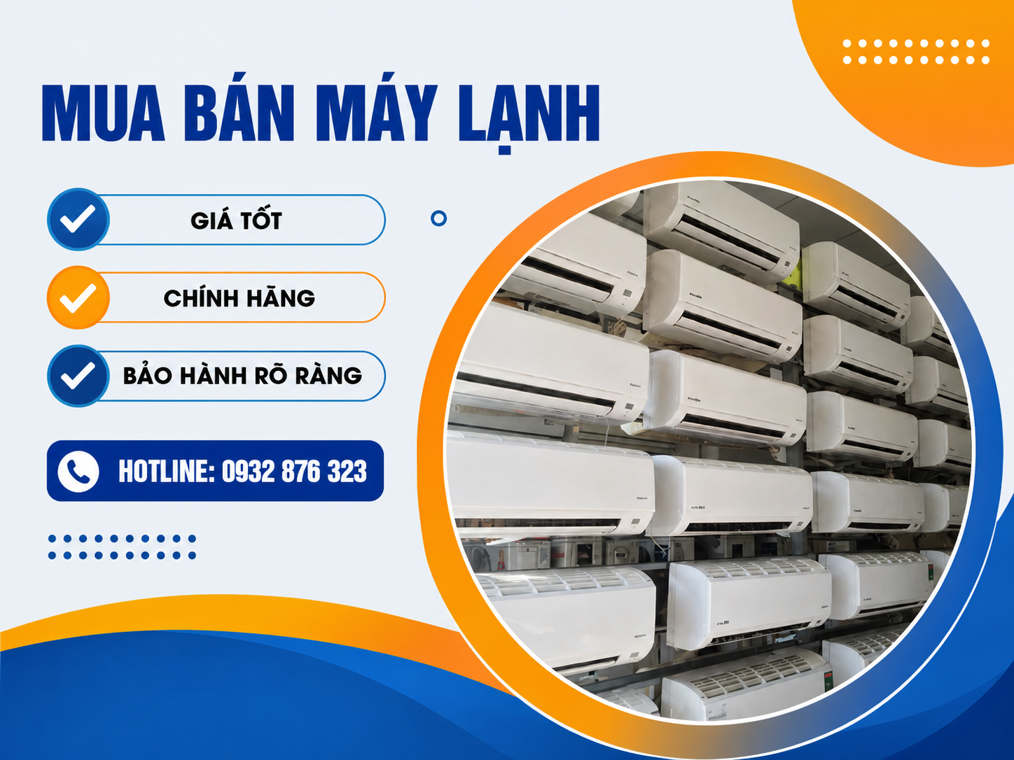Mua bán máy lạnh cũ